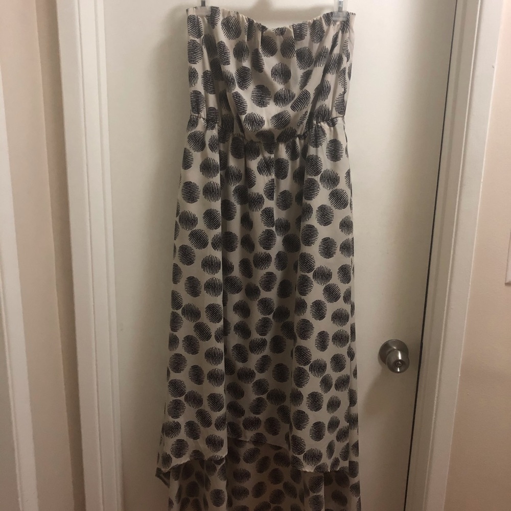 Strapless Dress - Hi/Lo Maxi